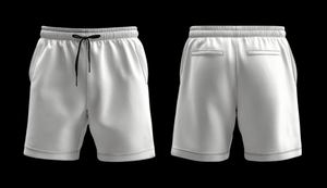 Shorts de basketball rétro à taille élastique, double maille brodée, avec poches zippées, modèle NBA, collection 1000 City - Product Image 6