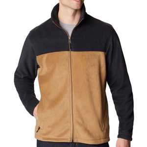 Veste polaire pour homme en polyester, à capuche ample, avec poche zippée, en sherpa épais et chaud, à contraste de couleurs - Product Image 6