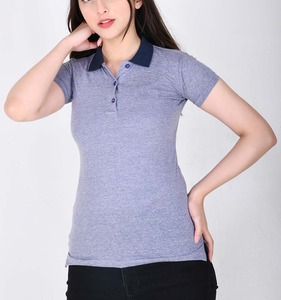 Polo de golf pour femme en coton à manches courtes, séchage rapide, broderie logo personnalisé, idéal pour le sport et les activités de plein air - Product Image 5