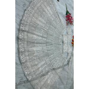 Lehenga Choli de Diseño en Línea A con Hermoso Bordado de Hilo y Trabajo Dori - Product Image 1