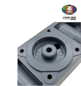 LONGNEW Composants de boîtier mécanique en plastique ABS/PP/PC gris personnalisés, moulage par injection OEM - Product Image 3