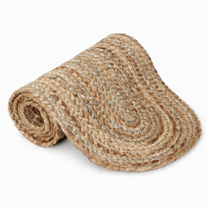 13 x 48 Inches Natural Jute Woven <b>Table</b> <b>Runner</b> – Bohemian Decorative Dining <b>Runner</b> for Farmhouse & Rustic Decor - Product Image 3