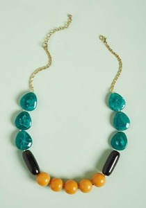 Custom Color Resin <b>Beaded</b> <b>Necklace</b> for Girls and Women Customized Design Trendy Party Long <b>Necklace</b> & Earrings Set - Product Image 5