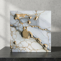 Carreaux de sol en céramique émaillée blanc pur moderne 40x40cm, antidérapants, en porcelaine, pour salle de bain intérieure