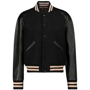 Blousons universitaires High Street sur mesure en tissu de laine de haute qualité, couleur unie, nouveau design, respirants pour l'hiver, avec logo frontal 2026 - Product Image 1