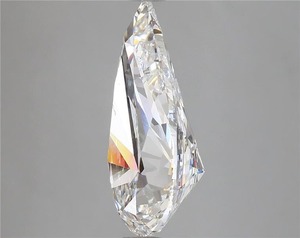 เพชรเพาะเลี้ยงทรงลูกแพร์ 5.07 กะรัต สี G ความสะอาด SI2 เพชรแบบสั่งทำพิเศษ - Product Image 2