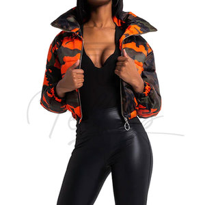 Chaquetas acolchadas de camuflaje personalizadas para hombre, chaqueta acolchada corta de camuflaje para mujer, chaquetas acolchadas de camuflaje premium, chaquetas cómodas para mujer - Product Image 5