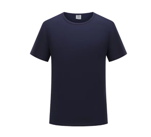 เสื้อยืดคอตตอนผู้ชาย 180 กรัม แบบทางการ ขายส่ง สกรีนโลโก้ตามสั่ง ปักลาย แขนสั้น คอกลม ทรงปกติ - Product Image 4