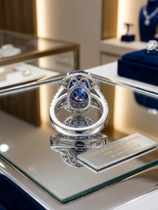 Bague de fiançailles chrétienne en or massif 18 carats avec tanzanite naturelle, sertie à griffes, délicate et luxueuse, pour mariée et occasions spéciales - Product Image 5