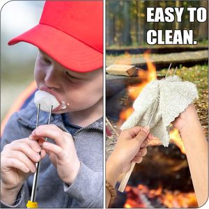 Bastoncini Estensibili in Acciaio Inox da 32 Pollici per S'mores e Hot Dog, Accessorio e Utensile per Falò - Product Image 4