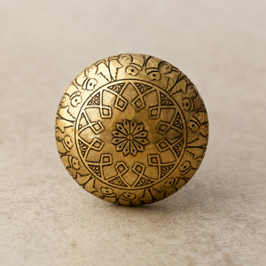 Handcrafted Brass <b>Cabinet</b> <b>Knob</b> White Black Polka Dot Round Ceramic Drawer <b>Knob</b> <b>Gold</b> Rim Furniture Door Wardrobe Pull Handle - Product Image 4