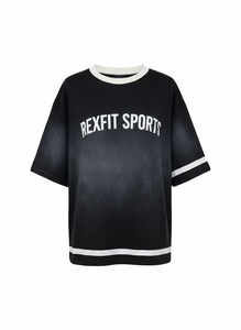 เสื้อยืดซันเฟดด์ ลูกค้าต้องการมากที่สุด พิมพ์ลายกราฟิกตามสั่ง เสื้อผ้าสตรีทแวร์คุณภาพสูง เสื้อยืดโอเวอร์ไซส์ผู้ชาย - Product Image 6