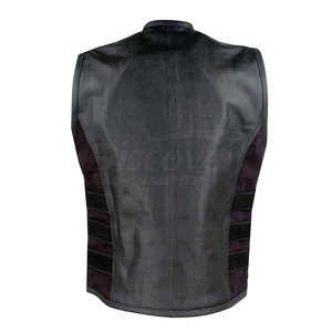 New Arrival Men Leather <b>Vest</b> Custom Made Men Leather <b>Vest</b> High Quality Men Leather <b>Vest</b> For Best Online Sale - Product Image 3