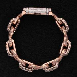 Nouveaux modèles de bracelets en moissanite, argent 925 plaqué or, testés au diamant, bracelet pour homme en moissanite, vente flash - Product Image 4