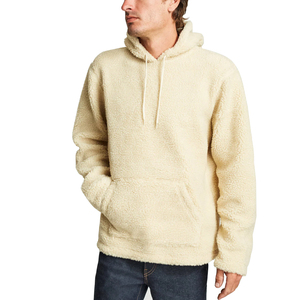Nouvel arrivage : Sweat-shirts à capuche personnalisés en polaire Sherpa, épais et doublés de fourrure, pour hommes - Product Image 2