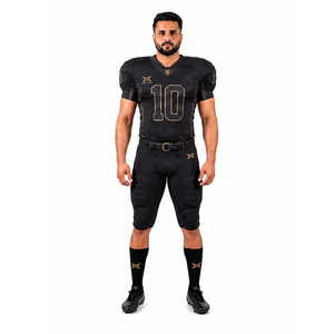 Tenue d'équipe de compétition personnalisée pour hommes - Uniforme de football américain en polyester et élasthanne, coupe professionnelle, maillot de sport à drapeau, 5XL, OEM disponible - Product Image 1