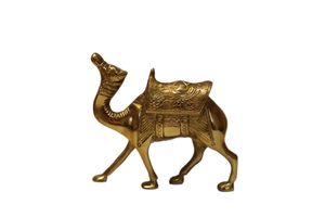 Luxury Brass Camel <b>Table</b> Centerpiece Decorative Figurine for Elegant Dining Room and Home Interior Styling - Product Image 6