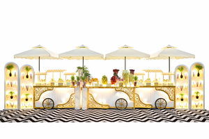 Comptoir de présentation de cuisine Grand Royal pour mariage - Product Image 3