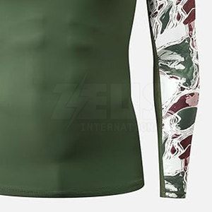 ชุดป้องกันผดผื่นสำหรับผู้ชายเสื้อผ้าเข้ายิมฟิตเนสเข้าใหม่ - Product Image 4