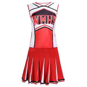 Nouveautés 2026 : Jupe de cheerleading personnalisée pour adulte, qualité supérieure, en polyester, avec strass et impression par transfert thermique - Product Image 6