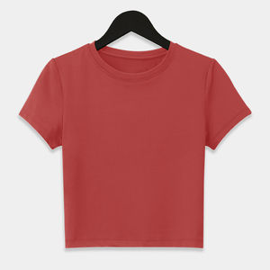 Camiseta Corta Informal para Mujer, Cómoda y Transpirable, Ropa Ecológica y Duradera con Servicios de Diseño OEM - Product Image 2