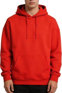Premium <b>Ring</b> Spun Cotton Fleece Hoodie Featuring Kangaroo Pocket Printed Design Blank Construction And Custom - Product Image 3