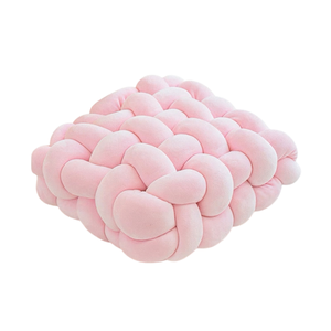Coussin de siège tressé et oreiller décoratif – 30 × 33 × 12 cm, quatre couleurs - Product Image 2