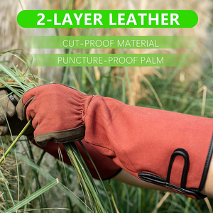 Custom <b>Long</b> Cuff Gardening <b>Gloves</b> Thorn Proof Rose Pruning <b>Gloves</b> Cactus Protection Durable Outdoor Work Safety <b>Gloves</b> - Product Image 5