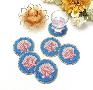 Luxury Eco-Friendly Customizable <b>Beaded</b> <b>Coasters</b> Handmade Table Decor by Whimsy Art Craft - Product Image 6