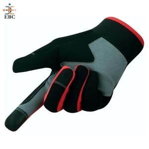 Traffic Safety Control Heavy-Duty 4x4 Recovery <b>Gloves</b> <b>Fingerless</b> Half Finger Design Adjustable Wristband Anti-Heat Anti-Slip - Product Image 5