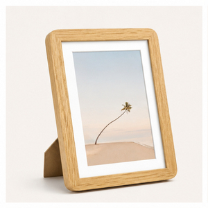 Wholesale Minimalist Natural <b>Wood</b> Photo <b>Frame</b> Tabletop Wooden <b>Picture</b> <b>Frames</b> Custom Size Rounded Edge Desk Photo Holder - Product Image 1
