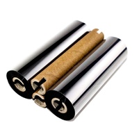 Rubans de transfert thermique avec noyaux fins de 0,5 po (12,7 mm), rubans pour codes-barres avec noyaux simples ou doubles, rubans en cire et résine