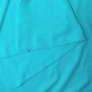 V-Neck <b>Polyester</b>/Cotton Fleece Men's <b>T</b>-<b>Shirts</b> Regular Fit Casual Solid Front Logo Summer Street Wear - Product Image 3