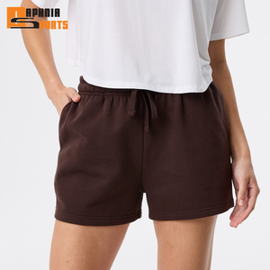 Pantalones Cortos Deportivos de Mujer Personalizados de Fábrica, Pantalones Cortos de Verano Casuales para Correr, Tejidos, Lisos, de Felpa, para Gimnasio y Ciclismo - Product Image 1