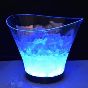 Hielera Eléctrica Recargable LED <span class=keywords><strong>de</strong></span> 6L, Acrílico Transparente, PS (Poliestireno), para Botellas <span class=keywords><strong>de</strong></span> Cerveza y Vino, para Discotecas y Campamentos - Product Image 2