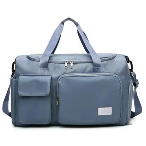 Bolsa de Viaje Deportiva de Gran Capacidad con Forro de Nailon, Bolsa de Gimnasio para Fin de Semana con Compartimento para Zapatos - Product Image 1