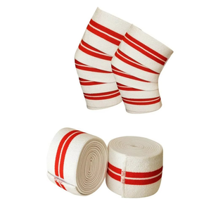 Bandes de genou respirantes de haute qualité, couleur unie, pour la musculation, le powerlifting et l'haltérophilie, entraînement de musculation, bodybuilding - Product Image 5