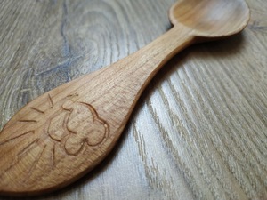 Cuillère à thé en bois de qualité supérieure, écologique, en bois naturel, cuillère à café, à thé, à sucre, outil de cuisine durable - Product Image 5