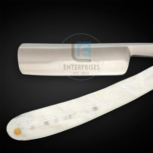 In Stock Professional Stainless Steel <b>Straight</b> Shaving <b>Razors</b> with Wood Handle for Men Grooming Tools High Quality - Product Image 5