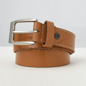 Ceinture en cuir de vachette véritable pour tenue décontractée et formelle, vente en gros, ceinture en cuir pour homme de haute qualité. - Product Image 5