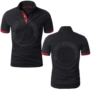 Polo en coton décontracté pour homme, léger, respirant, à manches courtes avec col boutonné pour le confort et le style - Product Image 6