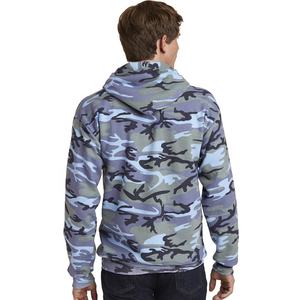 Sweat à capuche personnalisé OEM imprimé camouflage pour homme, 50% coton 50% polyester, manches longues, sweat à capuche oversize pour homme - Product Image 2