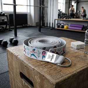 Sangle d'étirement athlétique pour yoga, confortable, pour l'entraînement, la flexibilité et le soutien pendant les séances de fitness et d'entraînement. - Product Image 5