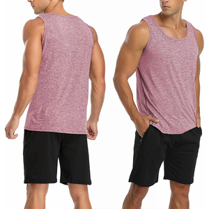 Débardeur Homme Slim Fit en Mélange de Coton, Basique, pour la Course et la Gym, Séchage Rapide, Respirant - Product Image 5