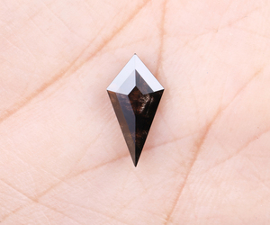 OM GEMS Diamante de laboratorio cultivado con corte Salt & Pepper de 1.15 Ct, único, hecho a mano, perforado con láser, suelto, personalizado, tipo Sal y Pimienta - Product Image 6