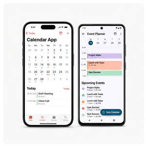 Royalcraft Calendar App – Smart Planner, Events Scheduler, Reminders, Daily Agenda, Sync Calendar - Product Image 1