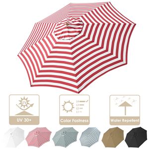 Copertura di Ricambio per Ombrellone da Patio 13FT, Prodotto Durevole e Resistente alle Intemperie - Product Image 3