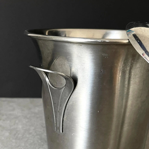 Deluxe Quality Round Shape Stainless Steel Ice <b>Serving</b> Buckets Classic Stylish with Designer Handles for Restaurant Usage Supply - Product Image 3