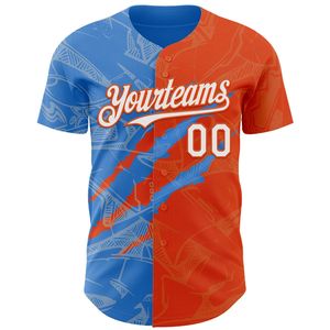 Camiseta de Béisbol Personalizada para Club, Sublimación Completa con Botones, Ropa de Equipo, Manga Corta, Antibacteriana - Product Image 6