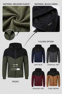 Sweat-shirt à capuche zippé personnalisé de qualité supérieure pour homme, 100% coton molletonné, veste d'hiver, impression numérique OEM ODM - Product Image 5